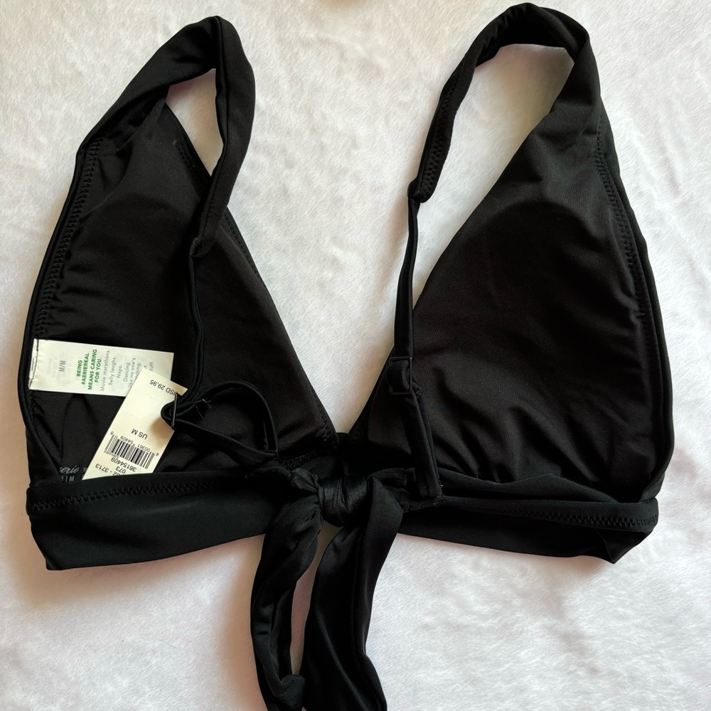 NWT Aerie Longline Plunge Triangle Bikini Top - Picture 4 of 6
